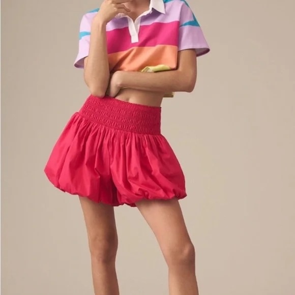Anthropologie Maeve‎ Smocked Bubble Shorts XS - Picture 1 of 5